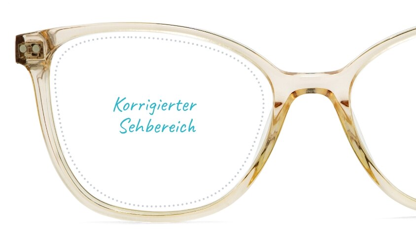 Einstärkenbrille